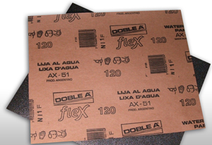 AA lija agua 180