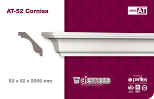 Molduras Atenneas at-52 x 2 mts. 