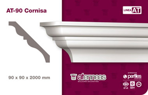 Molduras Atenneas at-90 x 2 mts. 