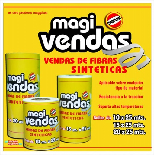 Venda Magiplast 25mts. x 0.20 mts.