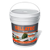 Sellatec techos membrana PU pasta blanco x 10 kgs.