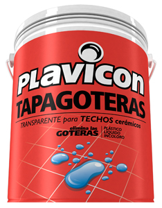 Tapagoteras Plavicon transparente x 10 lts.
