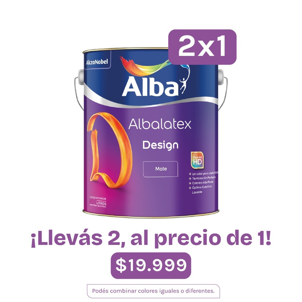 Albalatex design color x 1 lt.