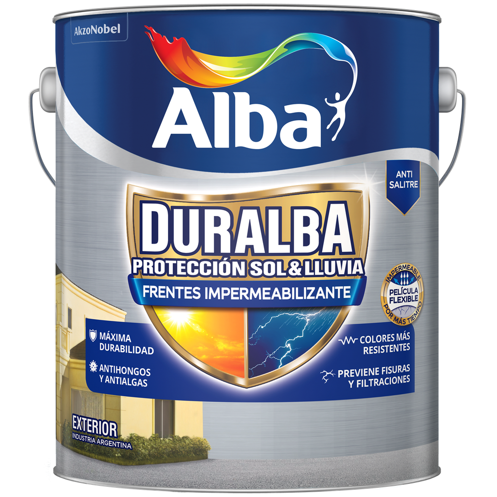 Duralba frentes y muros x 20 lts.