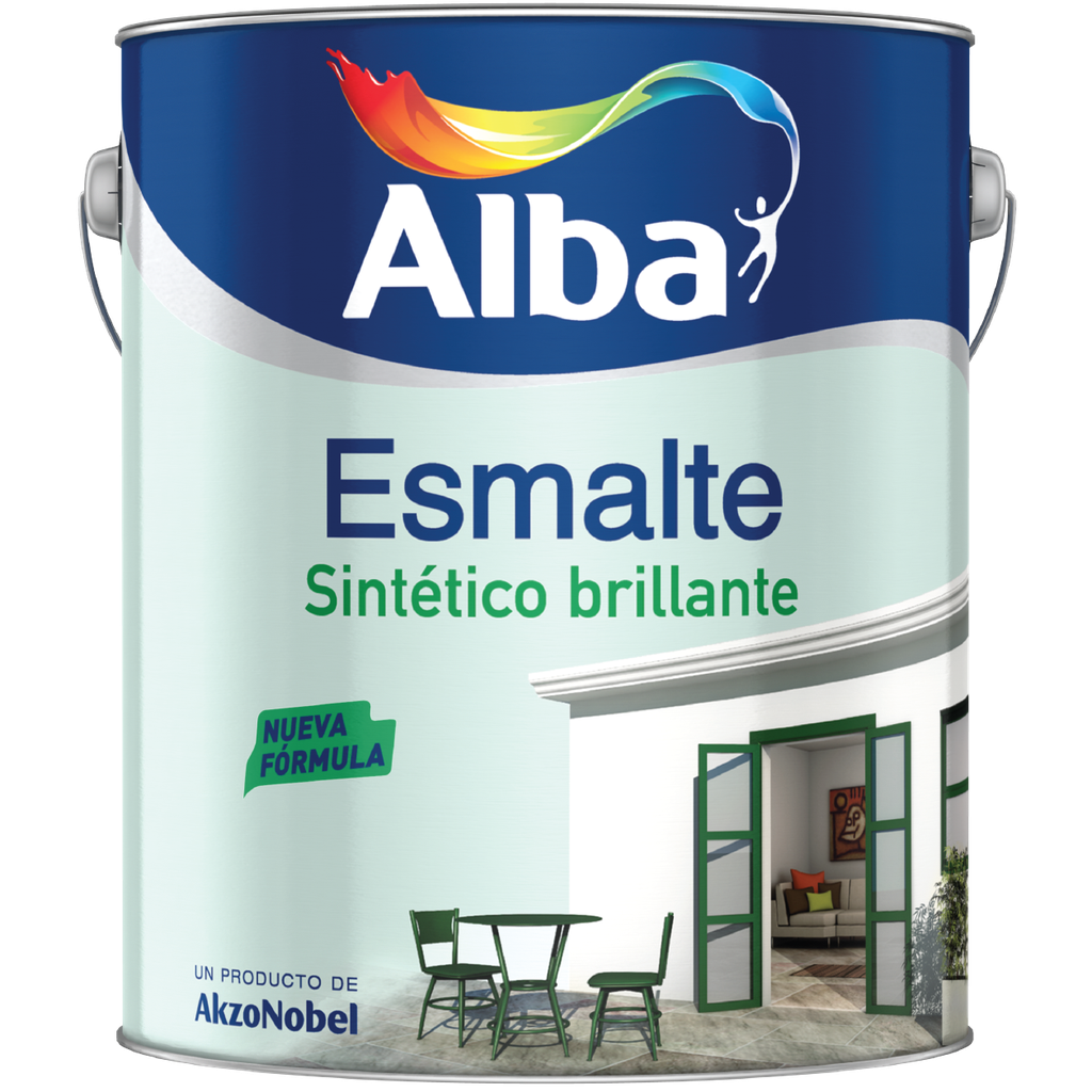 Alba esmalte bte color x1lt.
