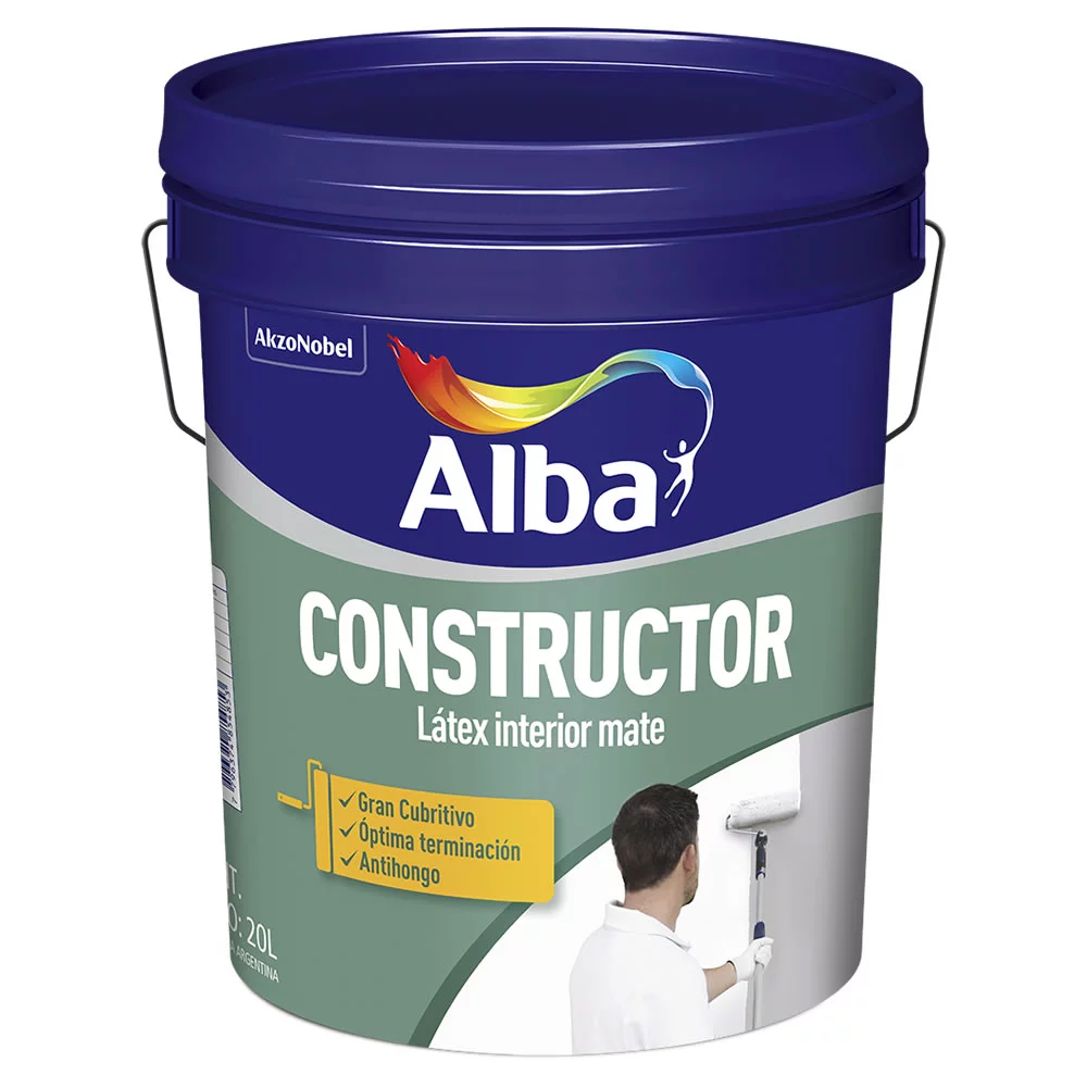 Constructor latex interior blanco x 4 lts.