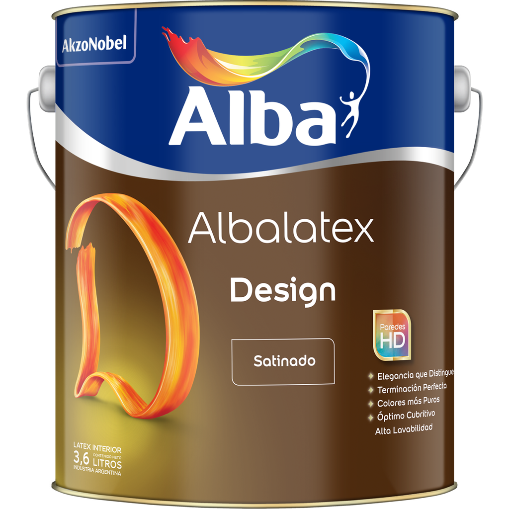 Albalatex Design blanco satinado  x 4 lts.