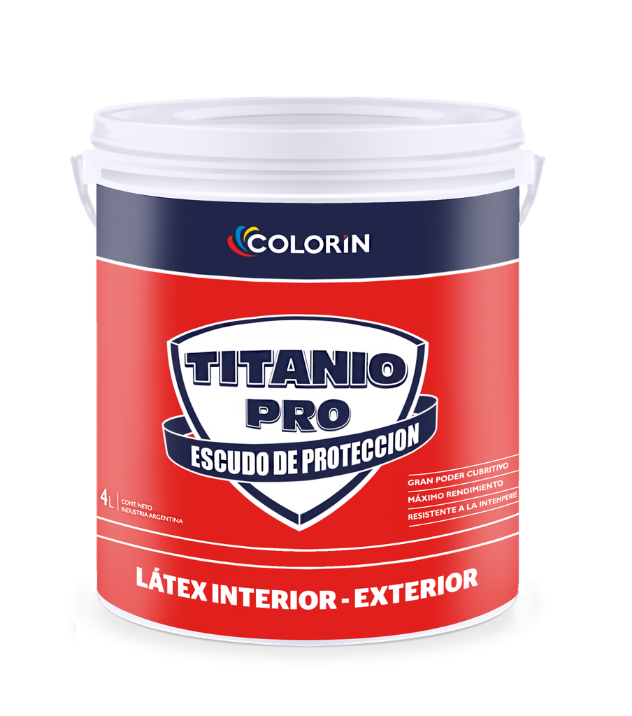 Titanio Pro latex interior/exterior Blanco x 20 lts.