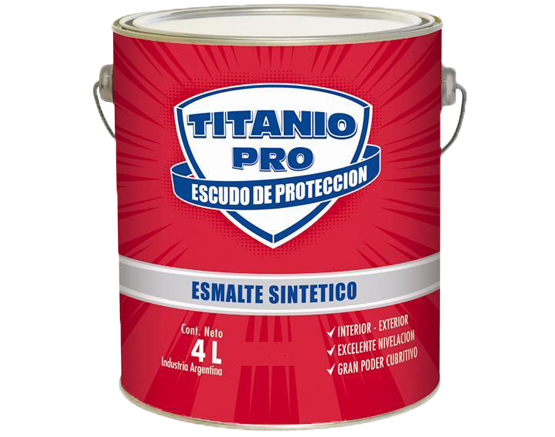 Titanio esmalte satinado Blanco x 4 lts.