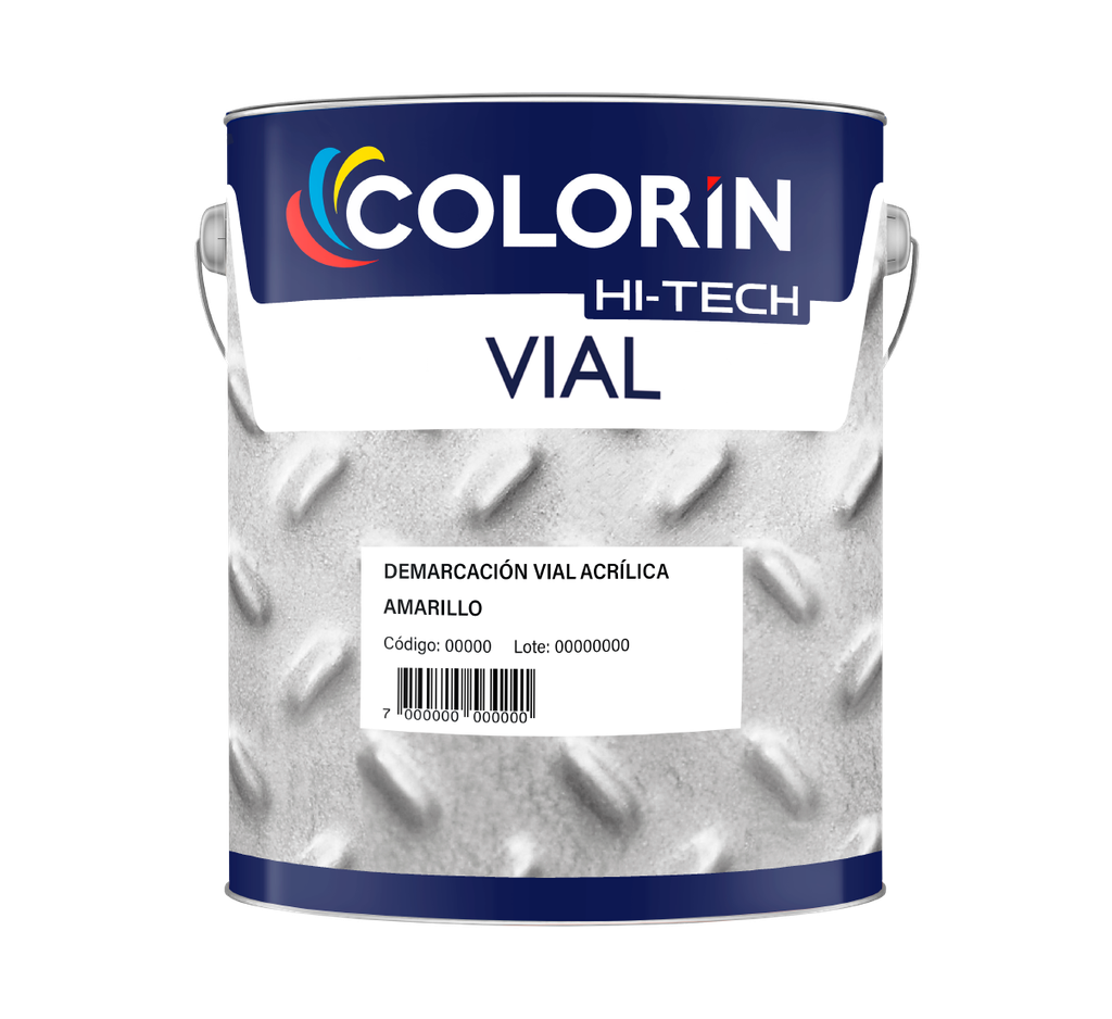 Colorin Demarcación Vial Acrilica Hi Tech 4 Lts