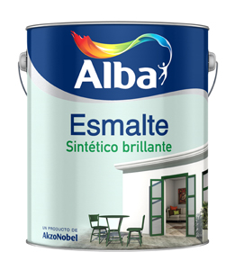 Alba esmalte bte Blanco x 4 lts.