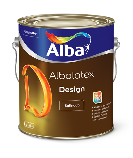 Albalatex Design satinado blanco x 1 lt.