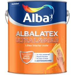 [1169001004] Albalatex ultralavable blanco x 4 lts.