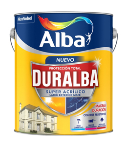 Duralba latex ext. Blanco x 10 lts.