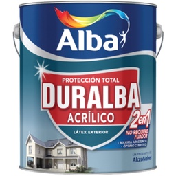 [1180100001] Duralba 2 en 1 exterior  blanco x 1 lt. 