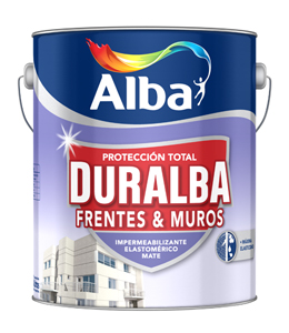 Duralba frentes y muros blanco x 10 lts.