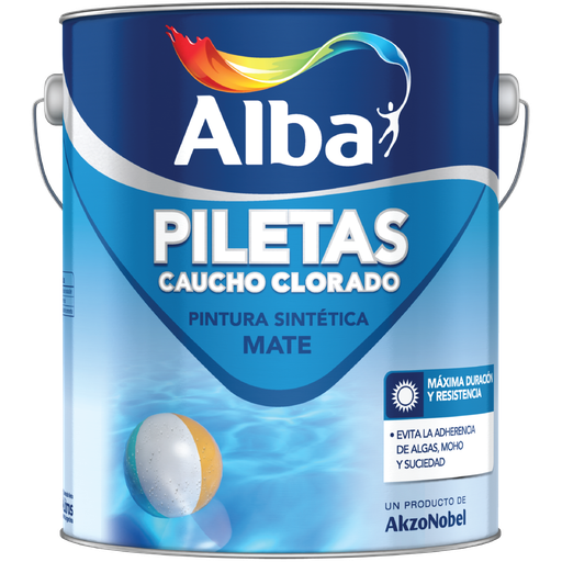 Pileta Alba caucho sintético x 4 lts.