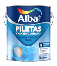 [1182008001] Pileta Alba caucho sintetico Celeste profundo x 1 lt.