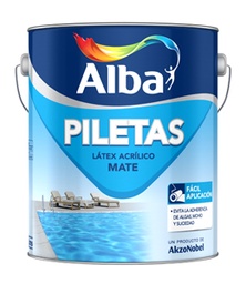 [1182023010] Pileta Alba latex acrilico Celeste x 10 lts. 