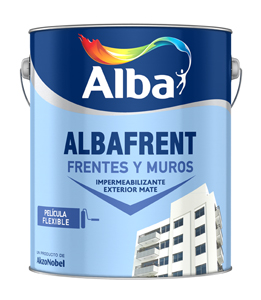 Albafrent frentes y muros blanco x 4 lts.