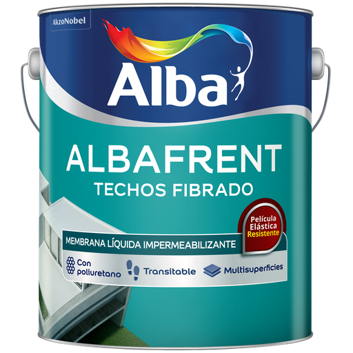 Albafrent techos fibrado blanco x 10 lts.