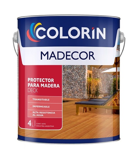 Madecor  deck satinado solv. x 4 lts.
