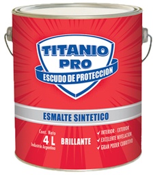 Titanio esmalte brillante x 1 lt.
