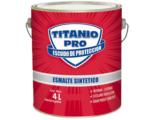 Titanio esmalte satinado Blanco x 4 lts.
