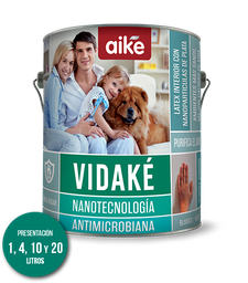 [29900001010] Vidake Latex Interior mate Blanco Línea Hogar 10 Lts.