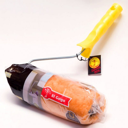 Rodillo lana dorado 17cm.