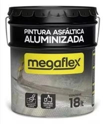 [96200017020] Megaflex pintura asfáltica aluminizada x 18 lts.