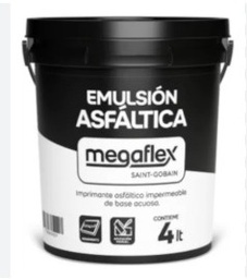 [96300015004] Megaflex emulsión asfáltica balde x 4 kgs.